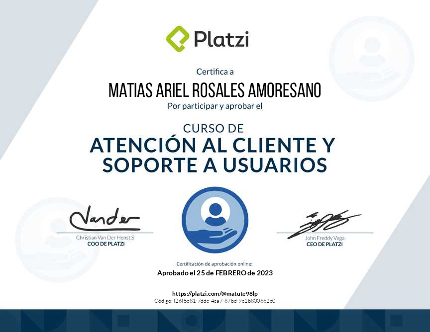 Atención al cliente y soporte